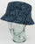 Pretty Green Reversible Tonal Paisley Bucket Hat Navy
