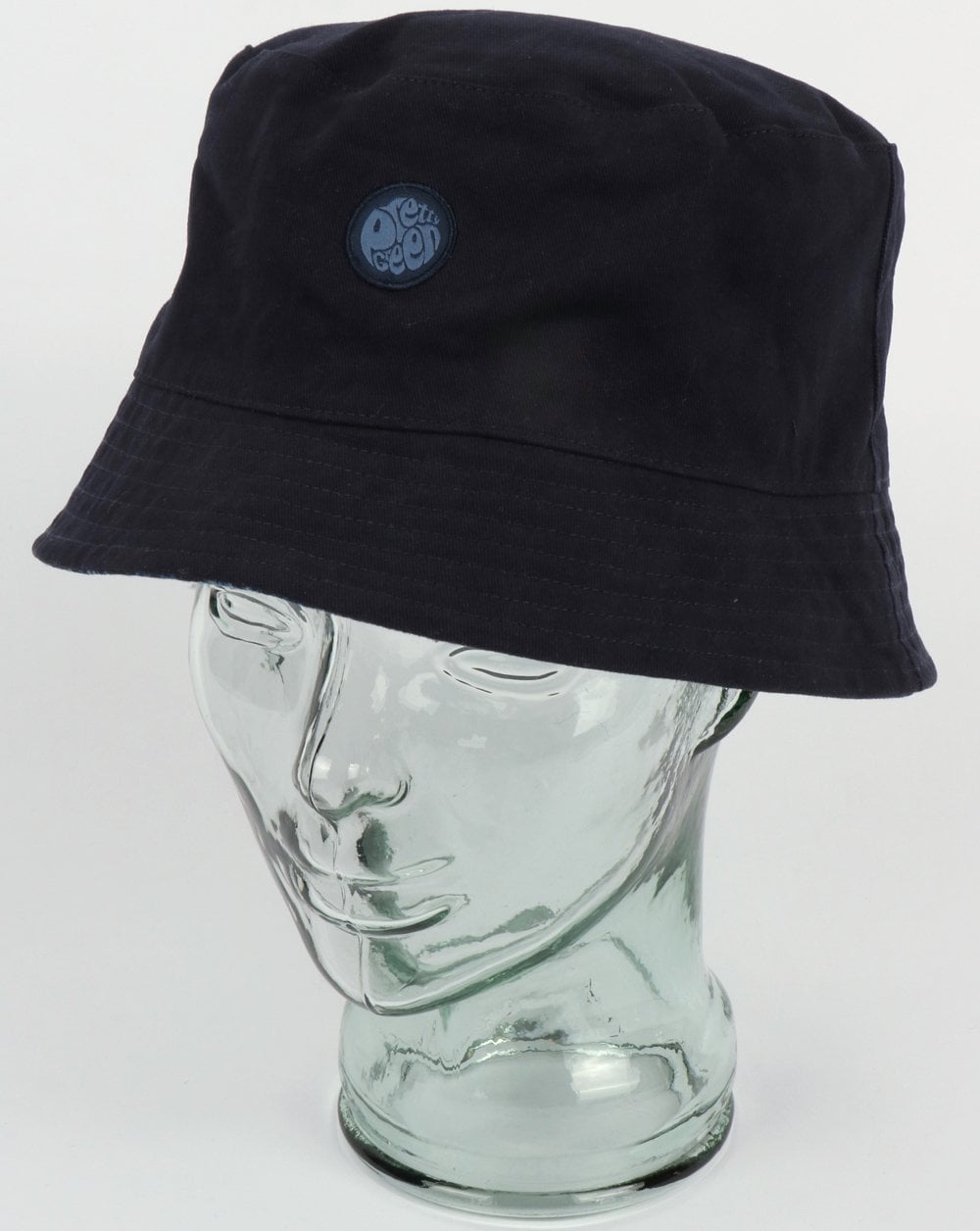 Pretty Green – Wendbarer Fischerhut mit Paisleymuster in Marineblau