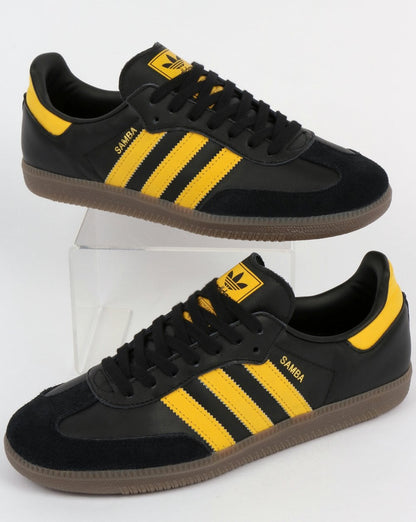 Adidas Samba OG Trainer Schwarz/Gold