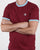 Fila Vintage Ringer T Shirt Claret - Sky