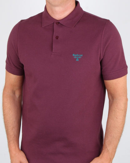 Barbour Business Beacon Poloshirt Burgund