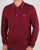Lyle And Scott Long Sleeve Tipped Polo Shirt Claret Jug