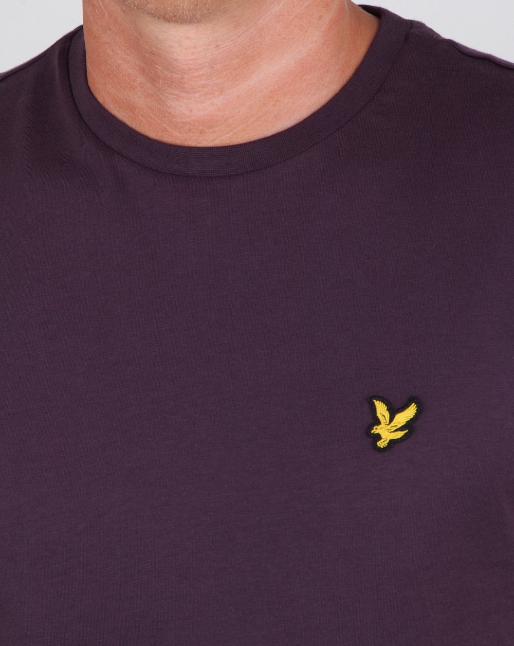Lyle And Scott – T-Shirt in Dunkelpflaume