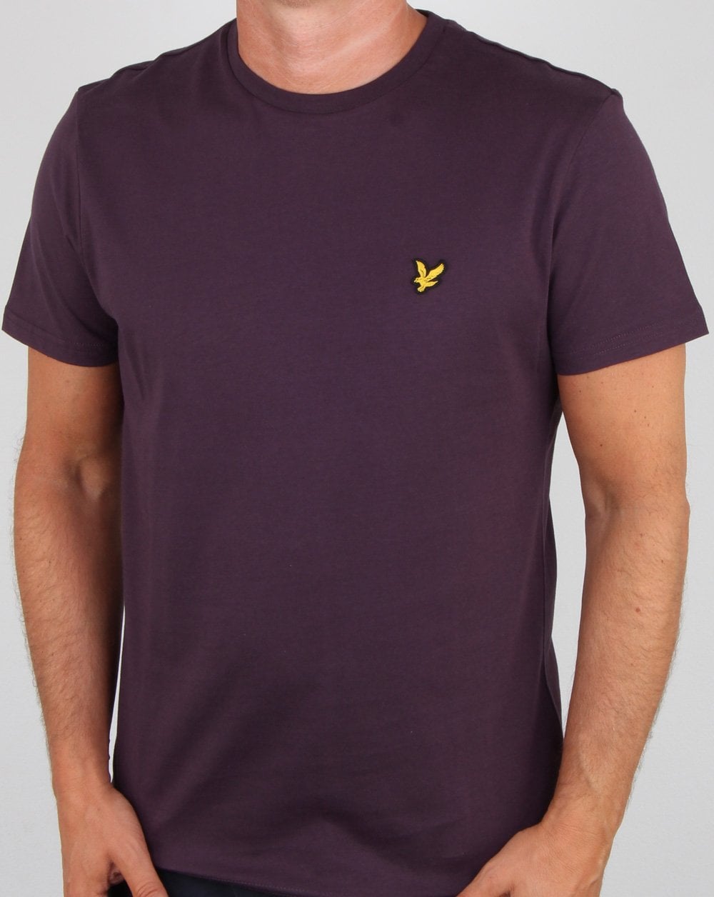 Lyle And Scott – T-Shirt in Dunkelpflaume