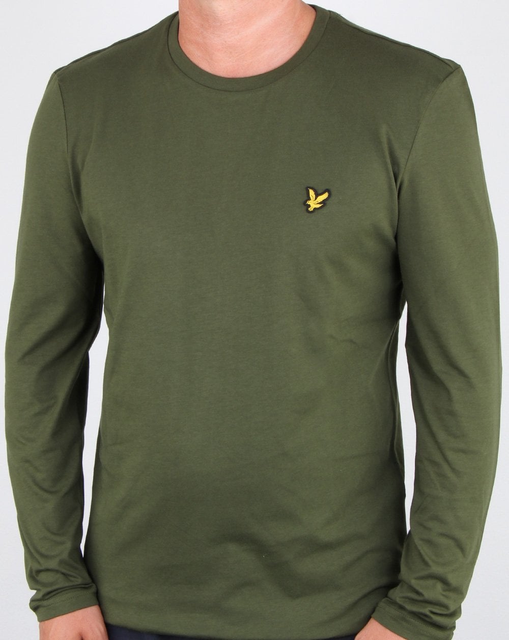 Lyle And Scott Long Sleeve T-shirt Woodland Green