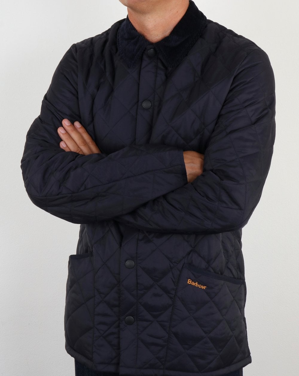 Barbour Heritage klassische Steppjacke Marineblau
