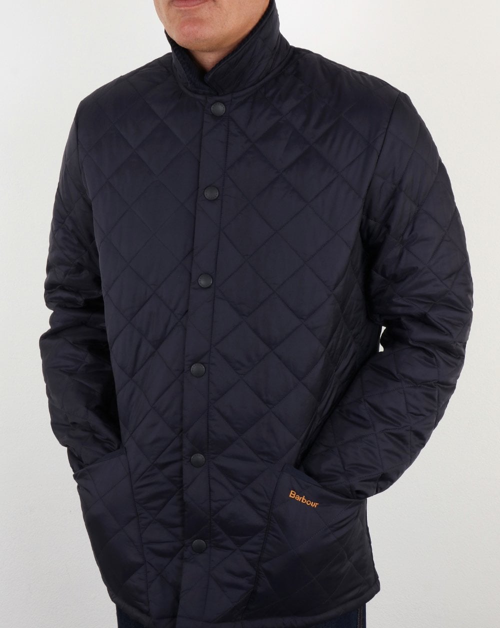 Barbour Heritage klassische Steppjacke Marineblau