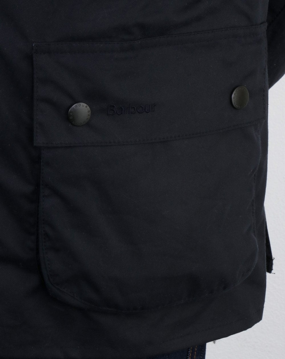 Barbour Ashby Wachsjacke Marineblau