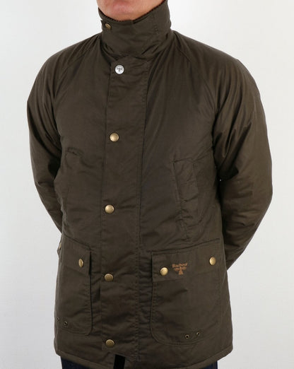 Barbour Lingmell Wachsjacke Clay