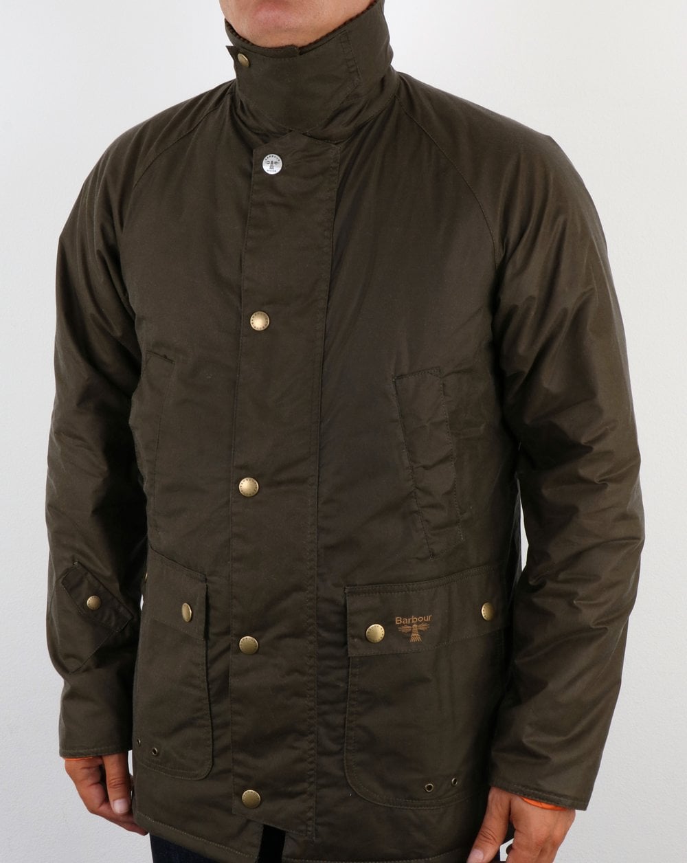 Barbour Lingmell Wachsjacke Clay