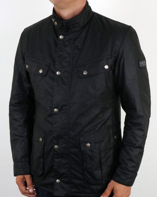 Barbour International Barbour International Duke Wachsjacke Schwarz