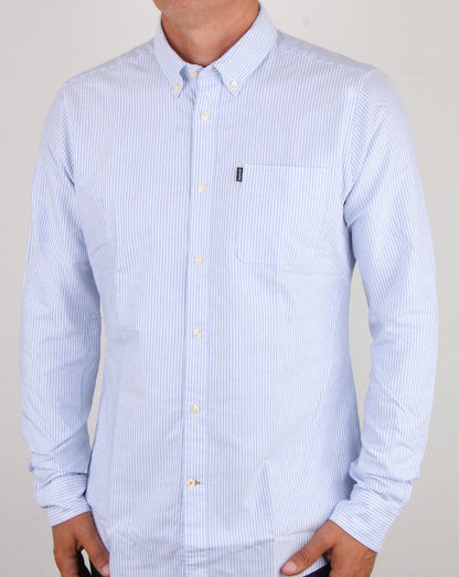 Barbour Endsleigh Oxford Hemd Himmelblau