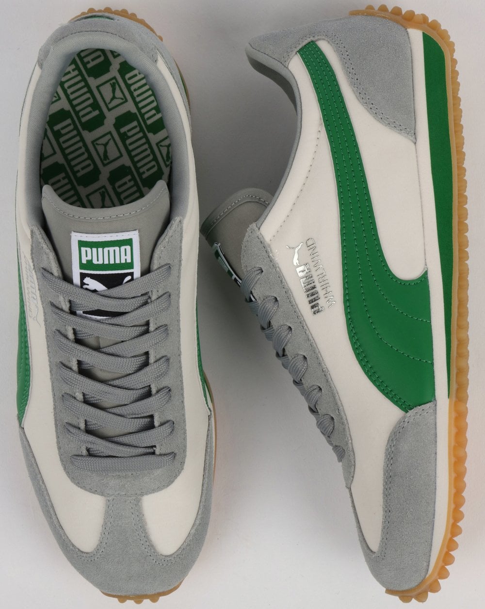 Puma Whirlwind Classic Trainer Grau/Amazon Grün