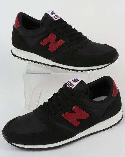 New Balance 420 Sneaker Schwarz/Burgund