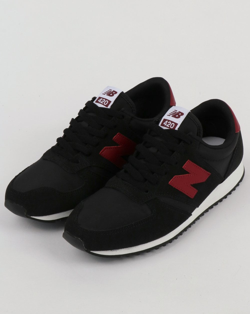 New Balance 420 Sneaker Schwarz/Burgund