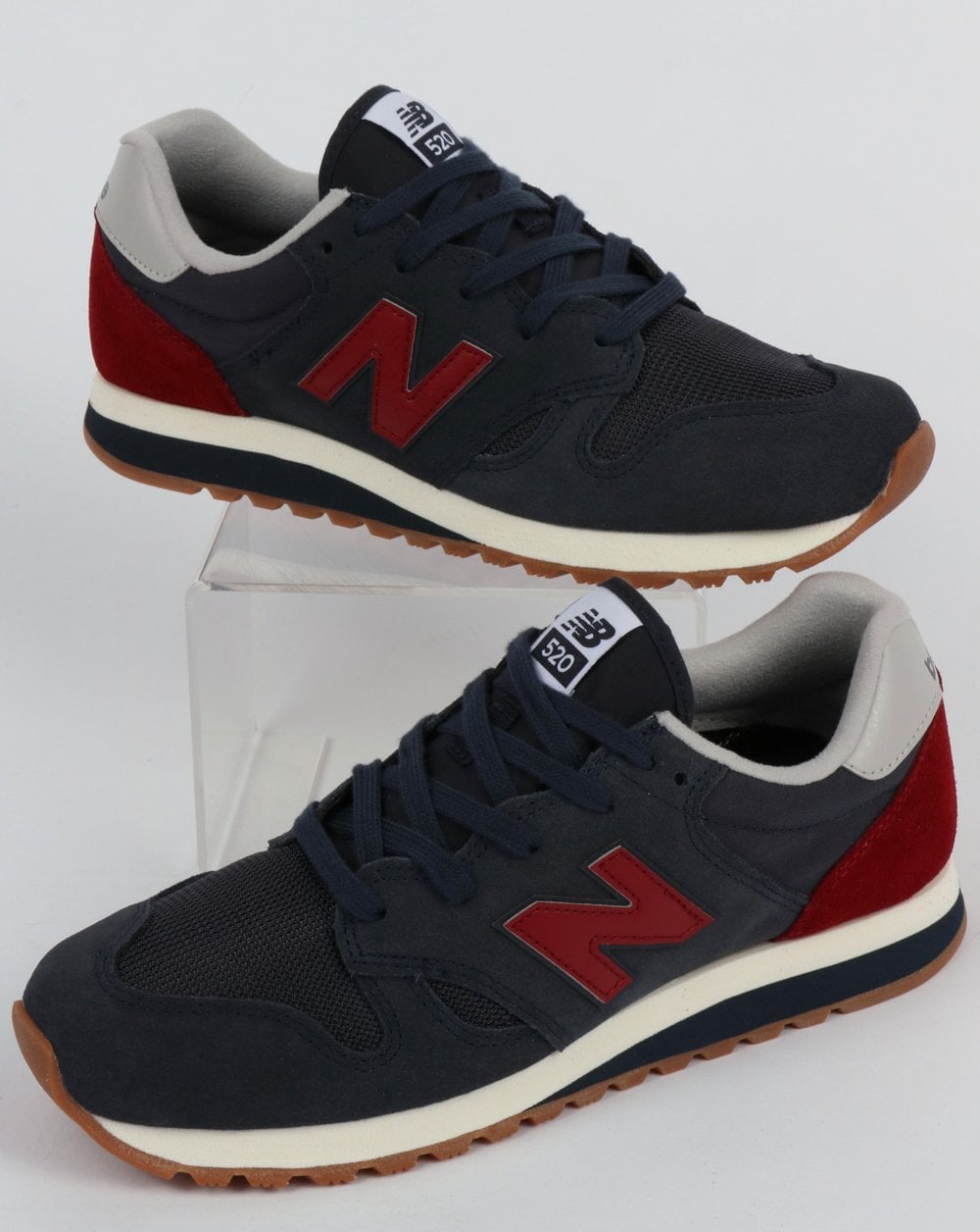 New Balance 520 Sneaker Outerspace/Scarlet