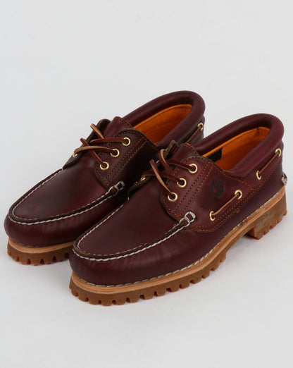 Timberland – Authentics – Klassische 3-Ösen-Schuhe in Burgunderrot