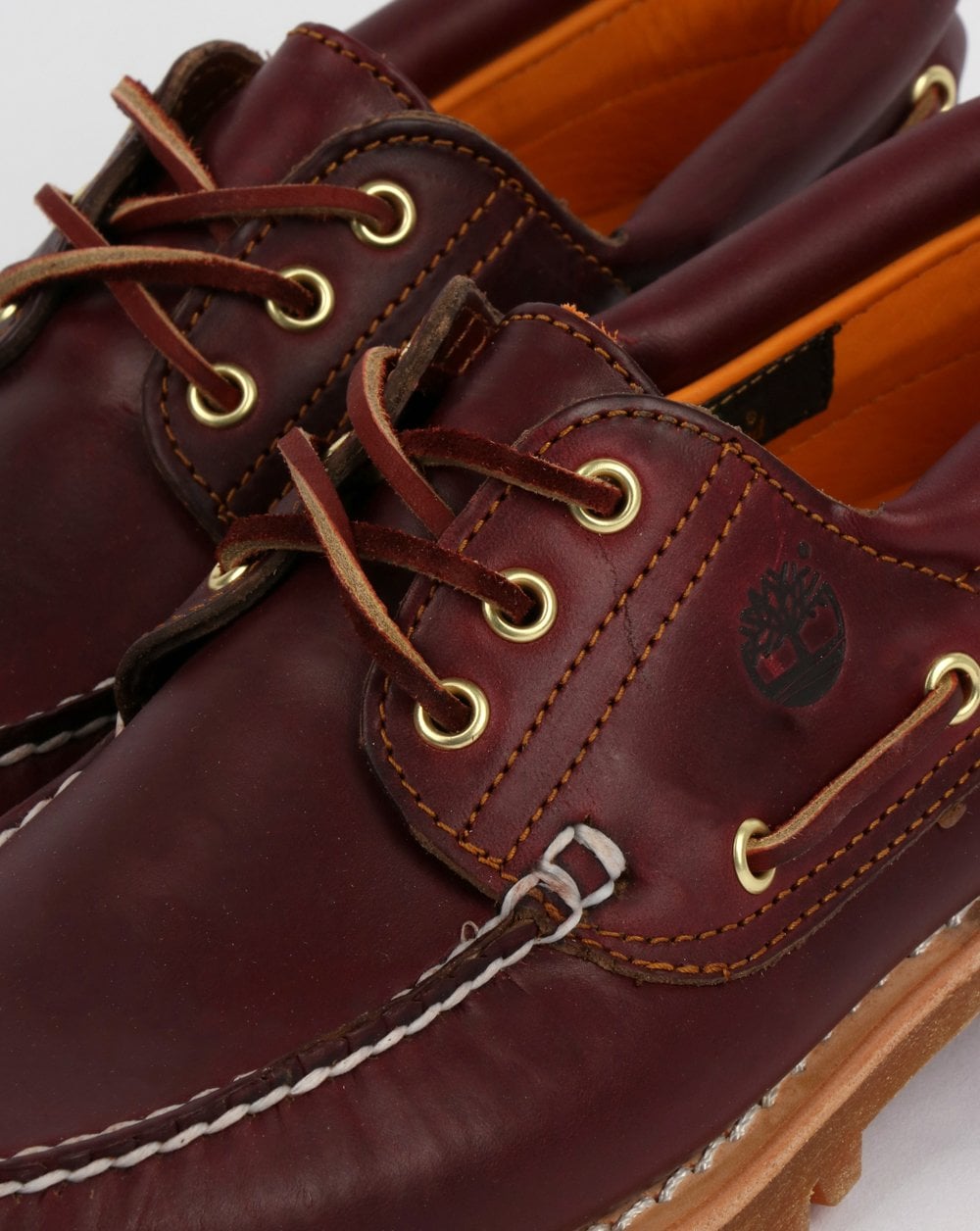 Timberland – Authentics – Klassische 3-Ösen-Schuhe in Burgunderrot