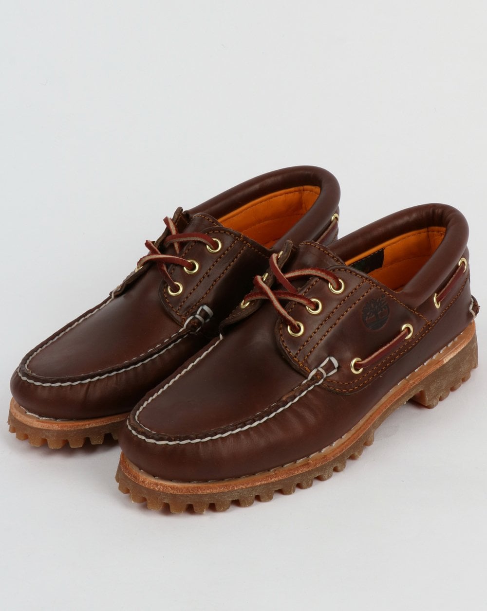 Timberland Authentics 3 Eye Classic Brown Shoes