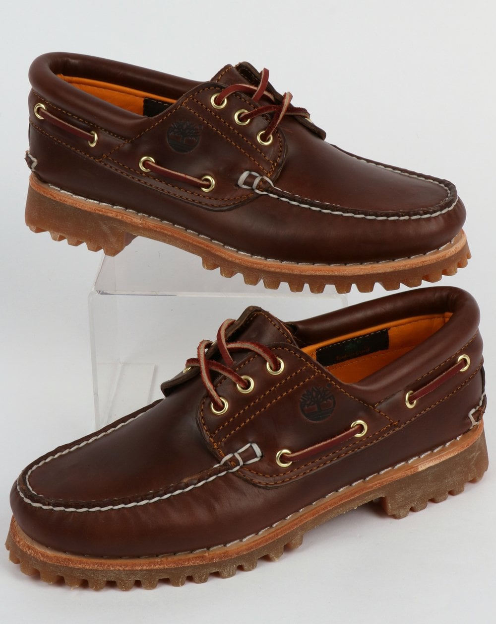 Timberland Authentics 3-Loch-Klassiker in Braun