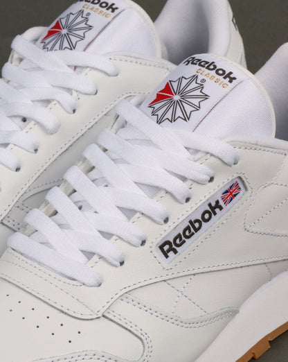 Reebok Classic Leder-Sneaker Weiß/Gummi
