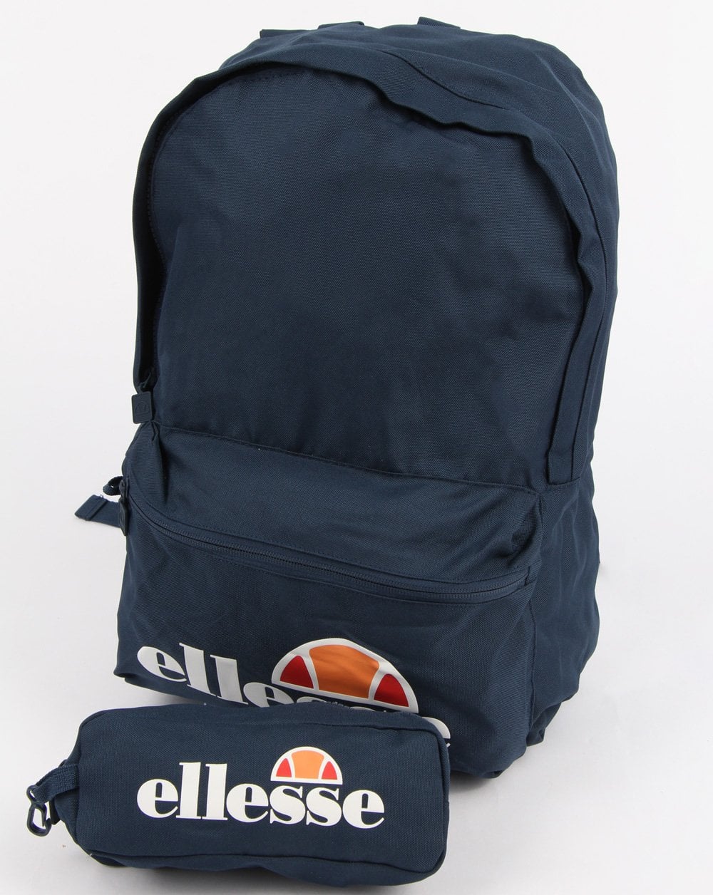 Ellesse – Rolby – Rucksack und Federmäppchen in Marineblau