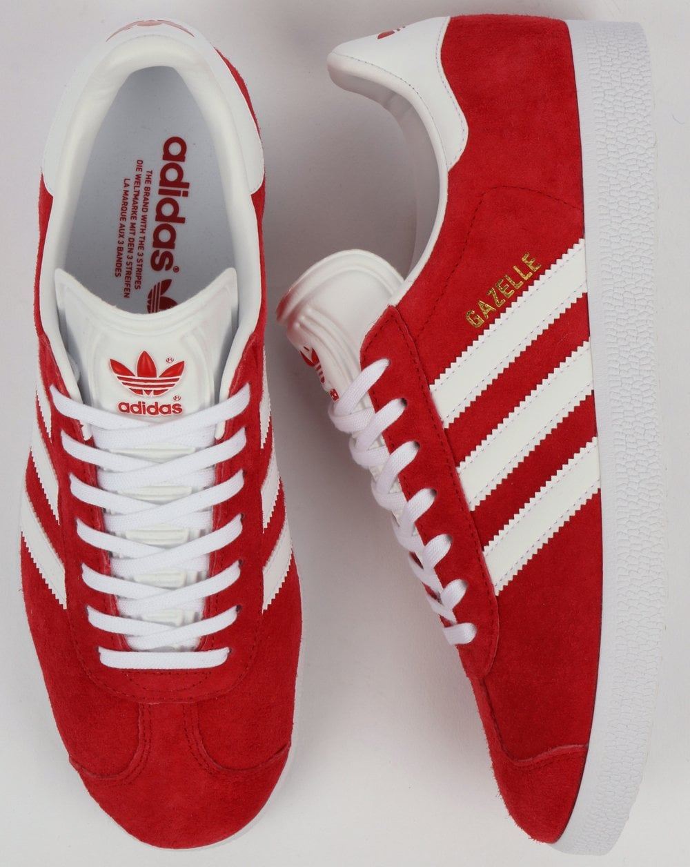 Adidas Gazelle Sneakers Rot/Weiß