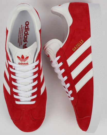 Adidas Gazelle Sneakers Rot/Weiß