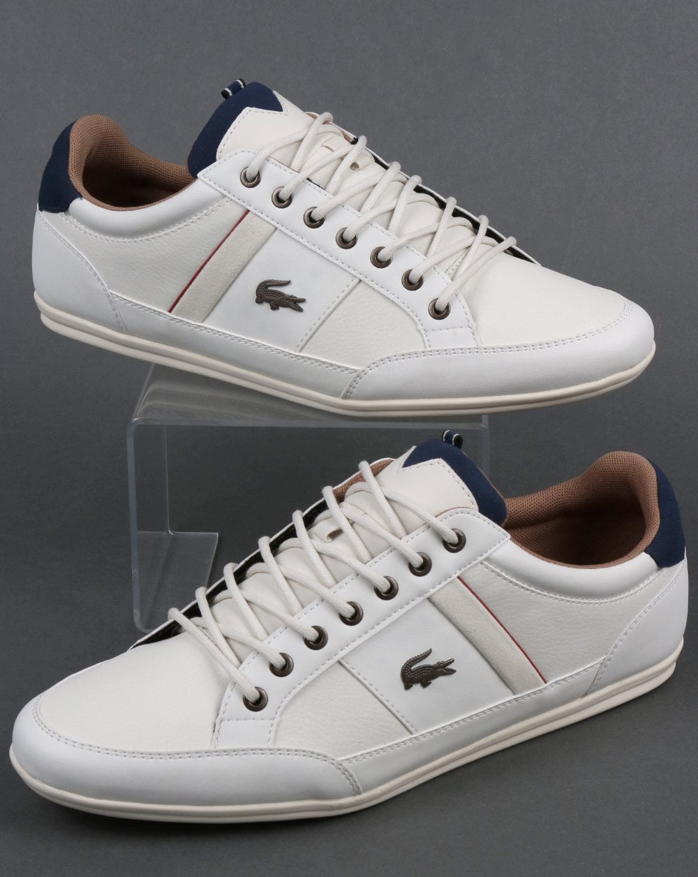 Lacoste Chaymon Sneaker Off-White/Marineblau