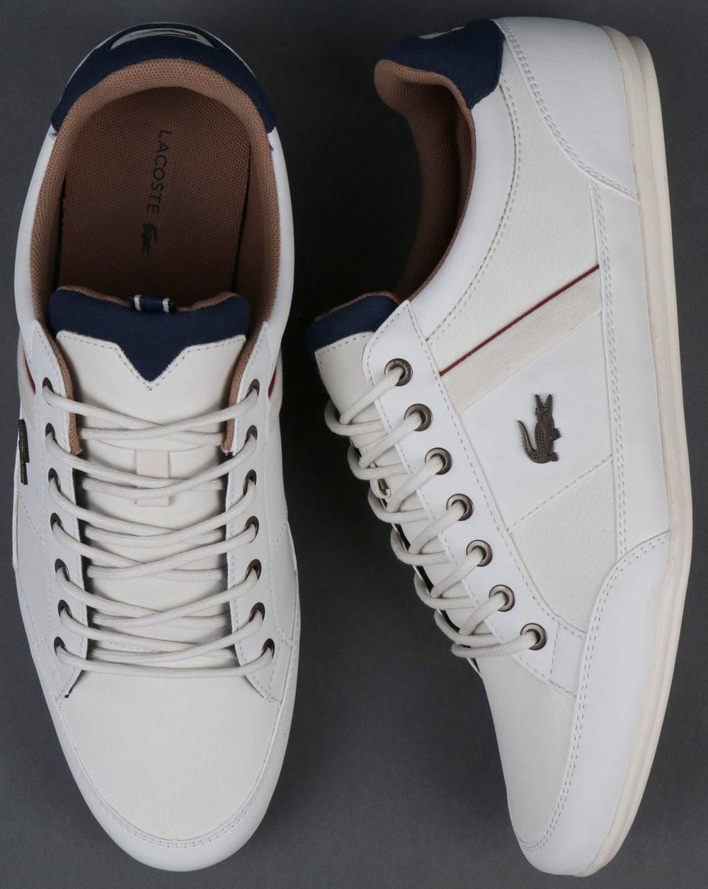 Lacoste Chaymon Sneaker Off-White/Marineblau