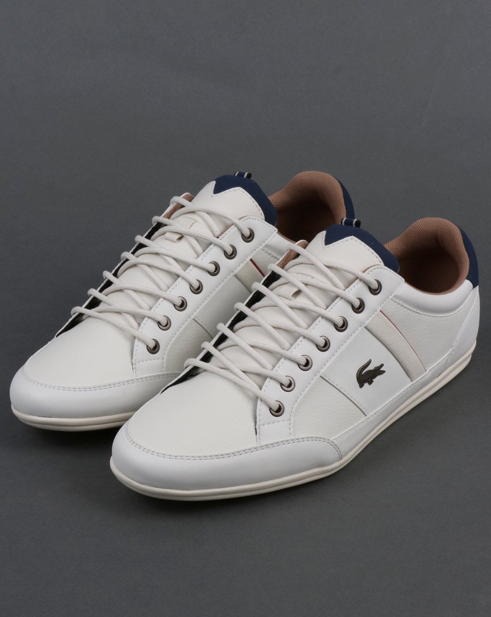 Lacoste Chaymon Sneaker Off-White/Marineblau