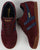 Gola Harrier Suede Trainer Burgundy/Navy