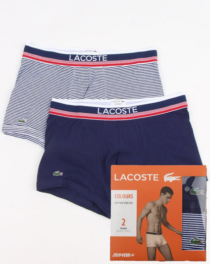 Lacoste Lacoste Doppelpack Boxershorts Marineblau/Blau
