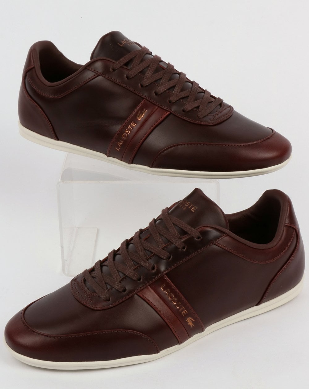 Lacoste Storda Trainer Dark Brown/Off White