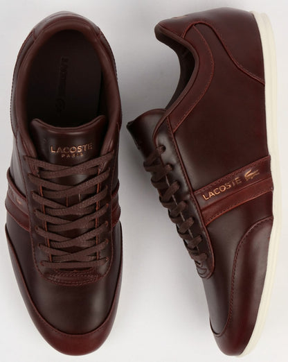 Lacoste Storda Trainer Dunkelbraun/Off-White