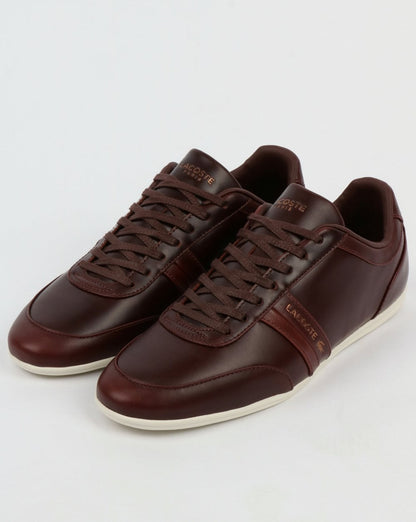 Lacoste Storda Trainer Dunkelbraun/Off-White