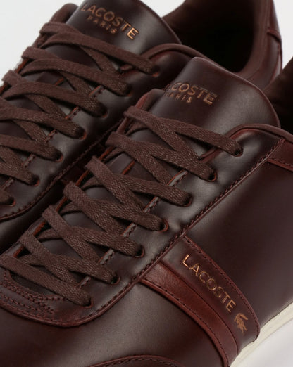 Lacoste Storda Trainer Dunkelbraun/Off-White