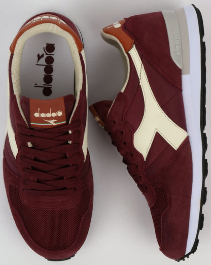 Diadora Camaro Trainers Burgund/Weiß