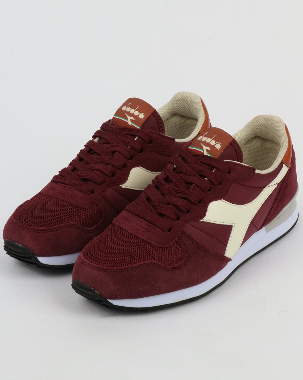 Diadora Camaro Trainers Burgund/Weiß