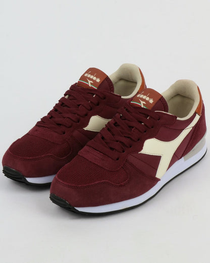 Diadora Camaro Trainers Burgund/Weiß