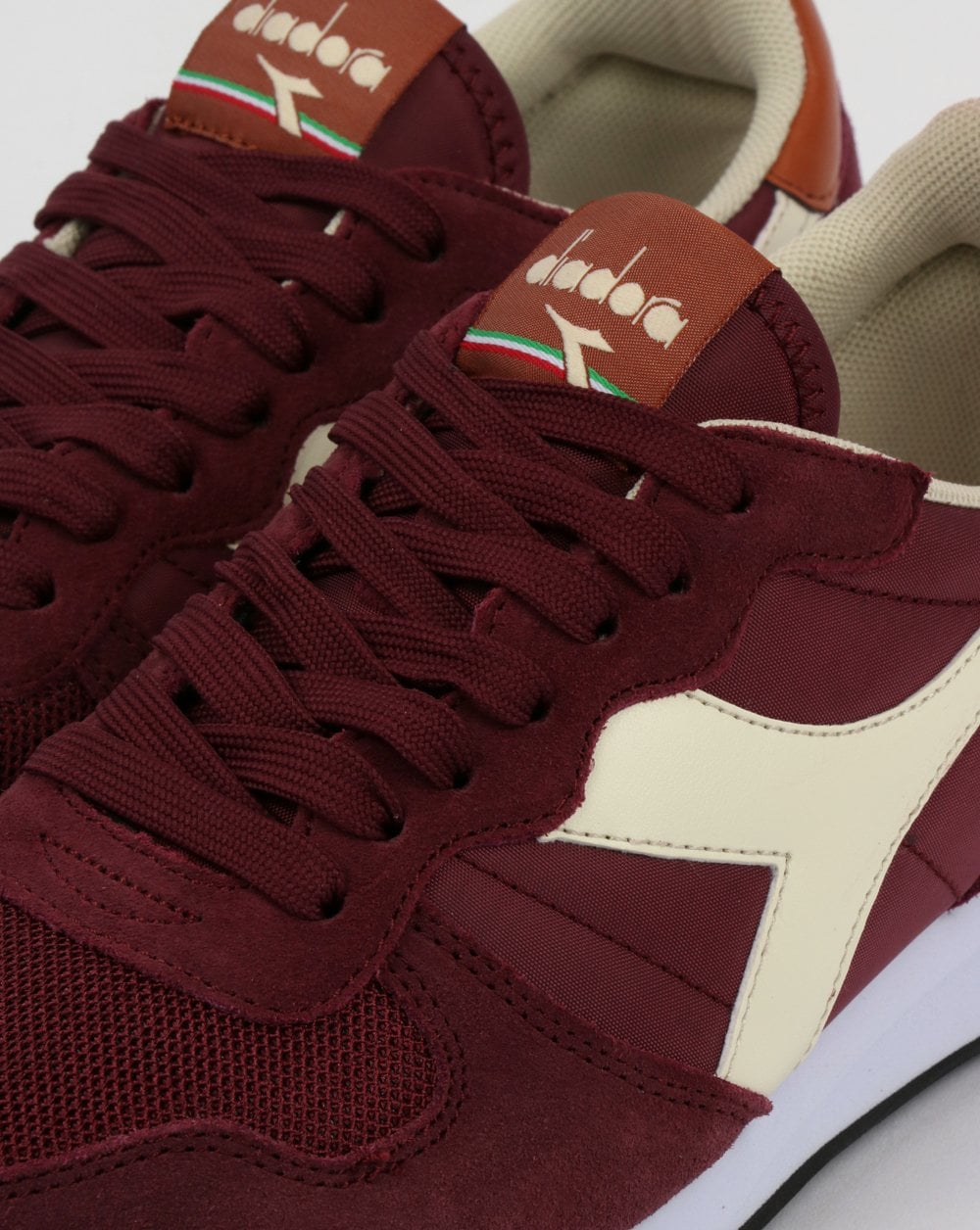 Diadora Camaro Trainers Burgund/Weiß