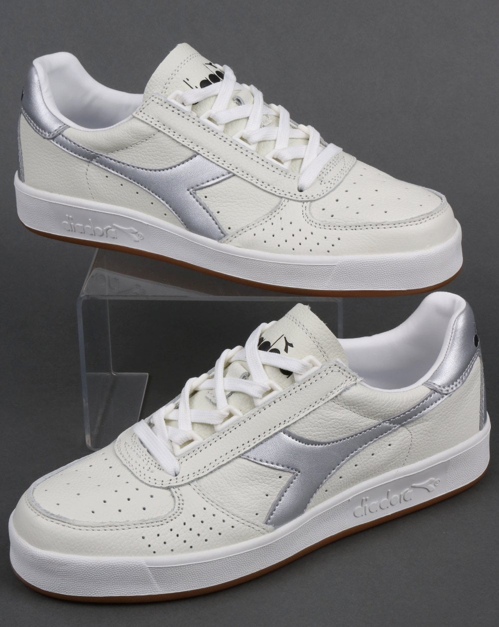 Diadora B. Elite L Sneaker Weiß/Silber
