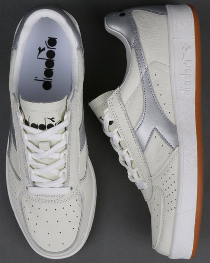 Diadora B. Elite L Sneaker Weiß/Silber