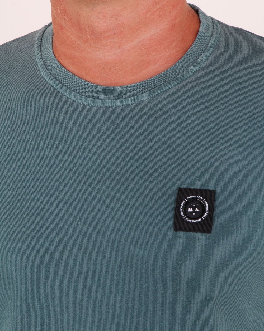 Marshall Artist Garment Dyed T-Shirt Grün