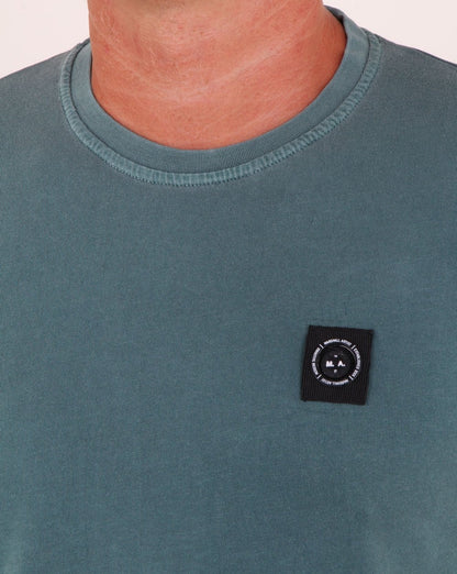 Marshall Artist Garment Dyed T-Shirt Grün