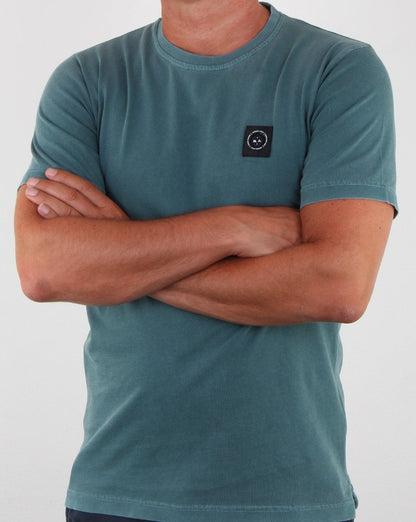 Marshall Artist Garment Dyed T-Shirt Grün