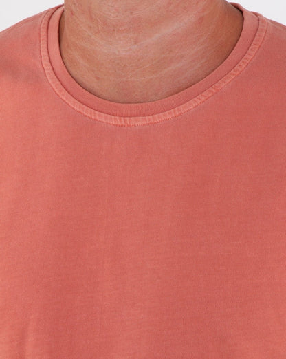 Marshall Artist Garment Dyed Langarm-T-Shirt Orange