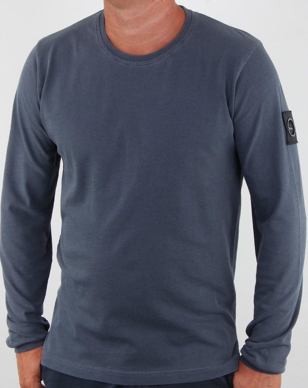 Marshall Artist Garment Dyed Long Sleeve T-shirt Navy