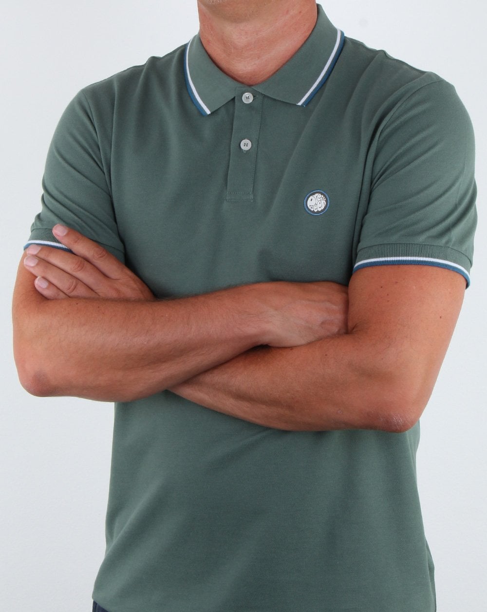Pretty Green Barton Poloshirt Grün