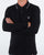 Pretty Green Barton Ls tipped style Polo Black